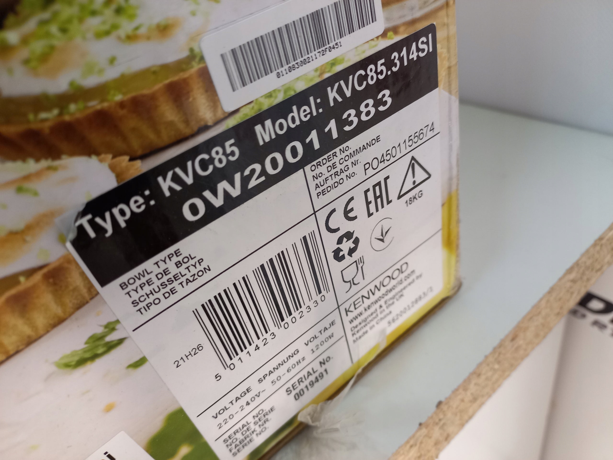 Kenwood Titanium Chef Baker Stand Mixer Brand Kenwood