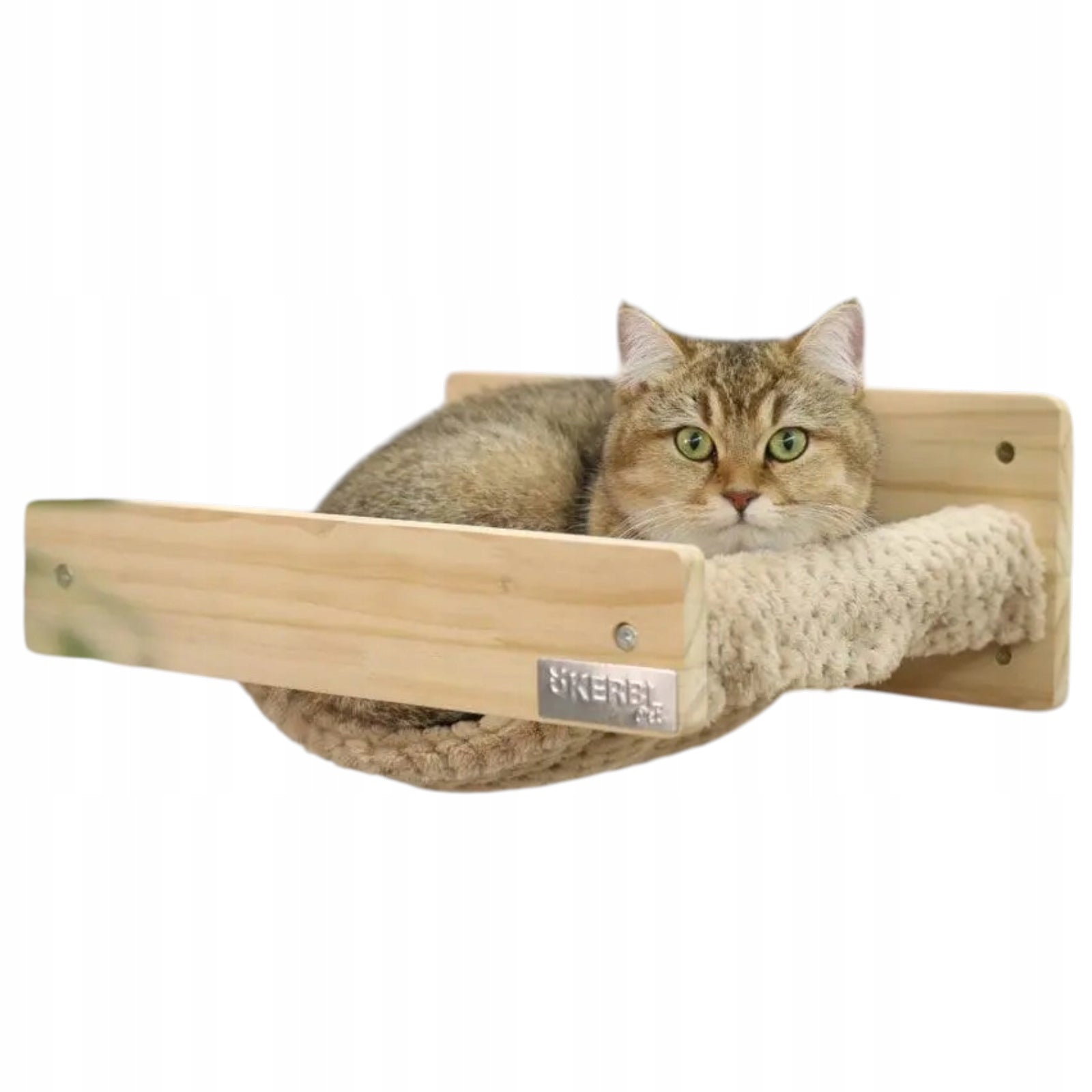 Kerbl Cat Hammock Wall Mount Grey Shelf Strong Wall Mount 38X33,5X16 Length 38 cm