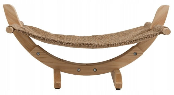 Kerbl Hammock Bedding for Cat Siesta 2.0 Wood Eco 61x37x29 Beige Color brown