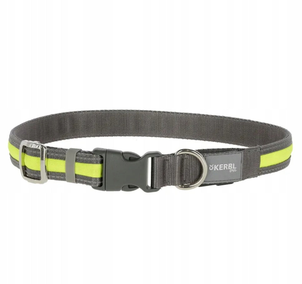 Kerbl Pet Light LED Dog Collar - Reflex Size S-M Illuminated Collar