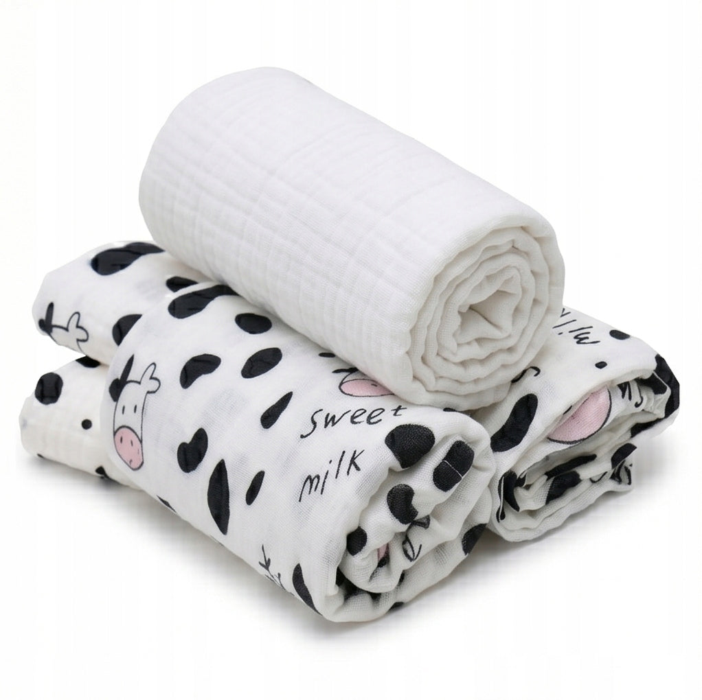 Kerstin DIAPERS MUSLIN DIAPERS 3 pcs PREMIUM SET 70x80 cm