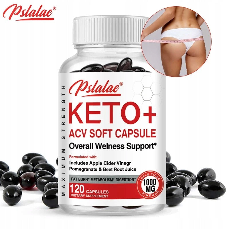 Keto + ACV 1000 mg capsules – Weight loss, fat burning, blo Packaging status original