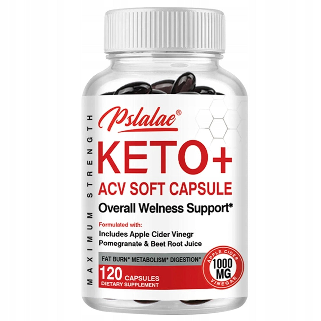 Keto + ACV 1000 mg capsules – Weight loss, fat burning, blo
