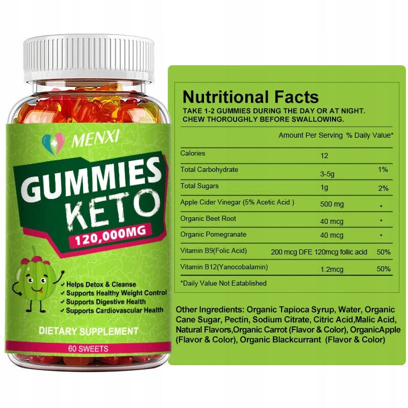 Keto BHB gummies – Ketones for slimming | Night slimming capsules... Packaging status original