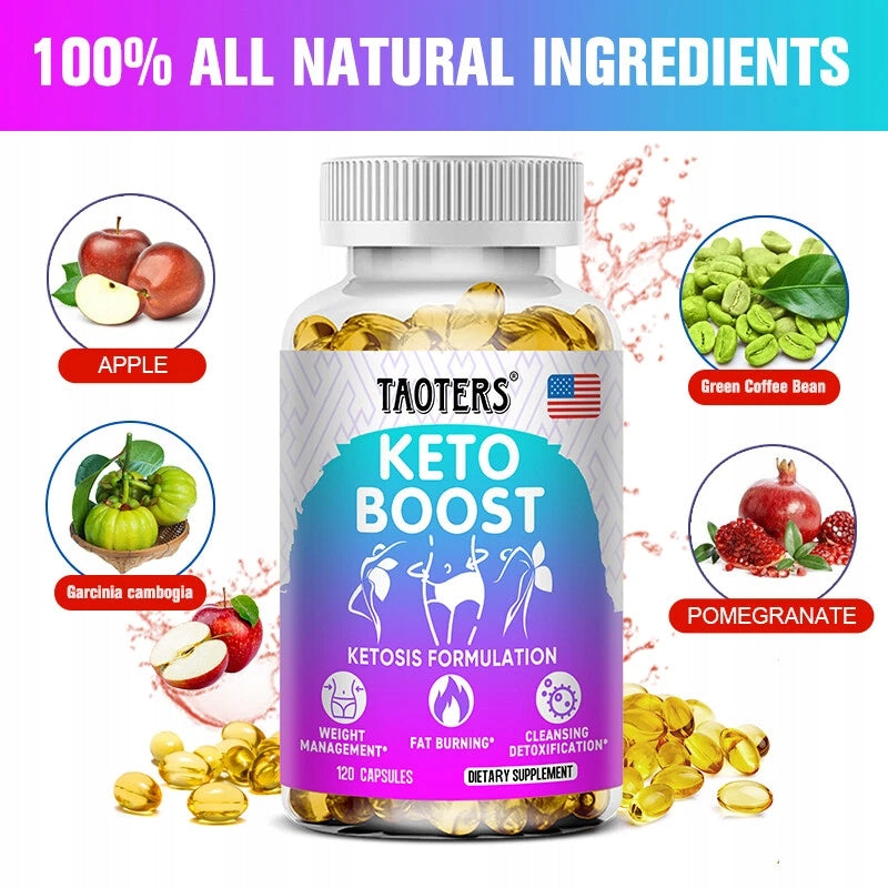 Keto capsules for slimming and burning belly fat – with oc Packaging status original