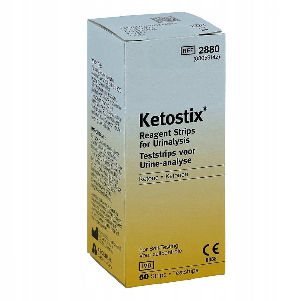 Ketostix test strips (50 pcs) of ketone bodies