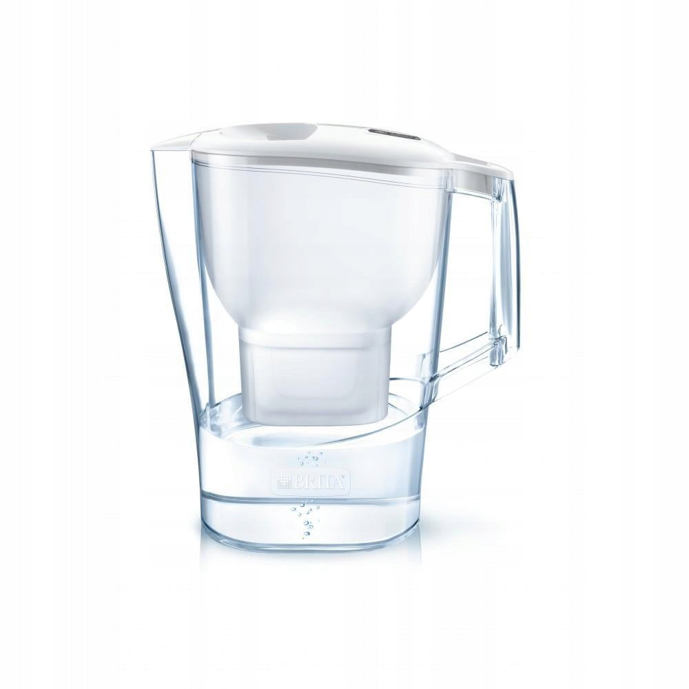 Kettle with filter Brita Aluna Cool, 1x filter cartridge, white