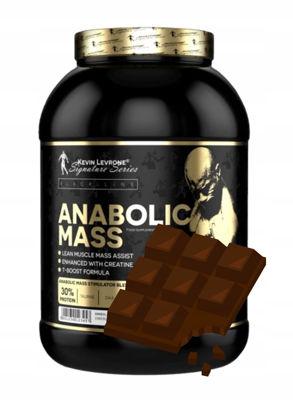 Kevin Levrone Anabolic Mass 3000g 3kg Chocolate Conditioner Gainer Mass Protein