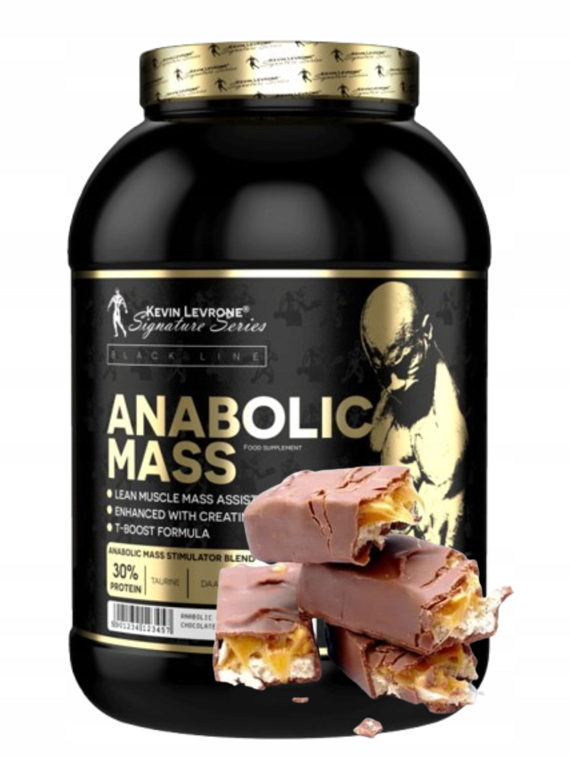 Kevin Levrone Anabolic Mass 3000g 3kg Snikers Gainer Muscle Mass Protein