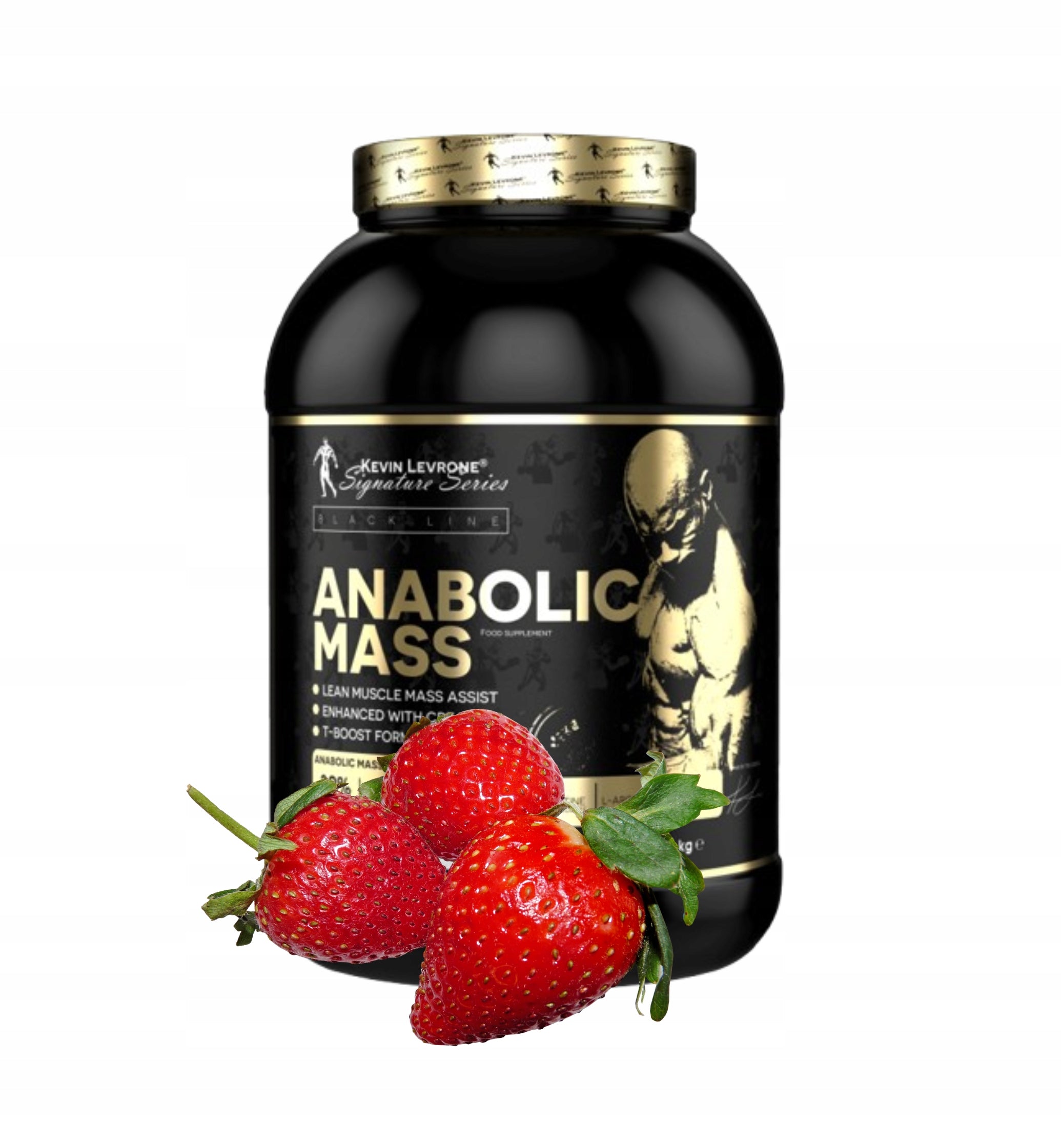 Kevin Levrone Anabolic Mass 3000g 3kg Strawberry Gainer Muscle Mass Strength