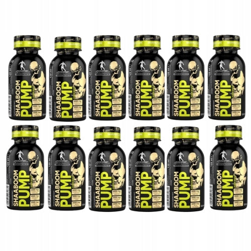 Kevin Levrone Shaaboom Pump Shot 12x120ml PREWORKOUT PUMP Expiration date at least six months from the date of purchase