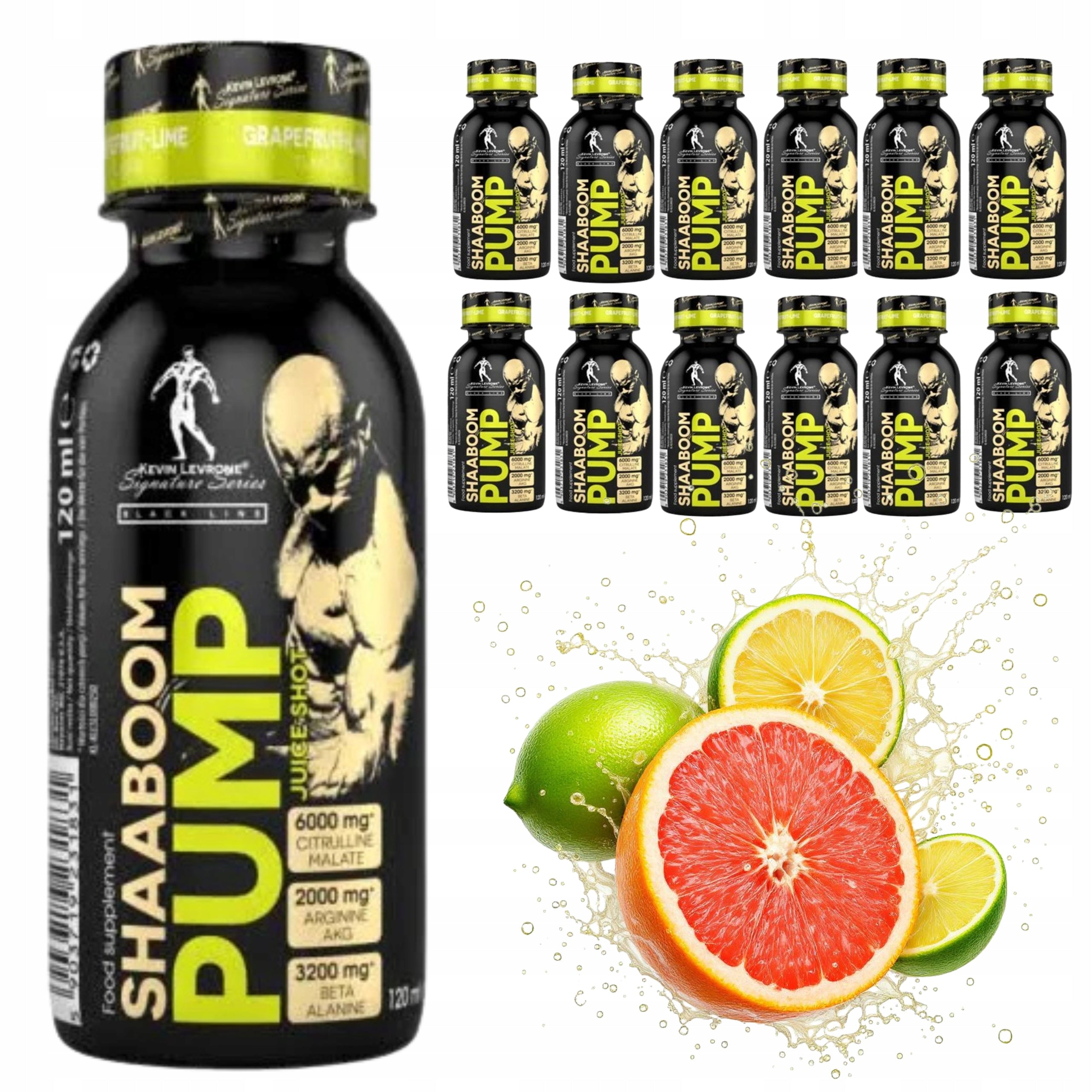 Kevin Levrone Shaaboom Pump Shot 12x120ml PREWORKOUT PUMP