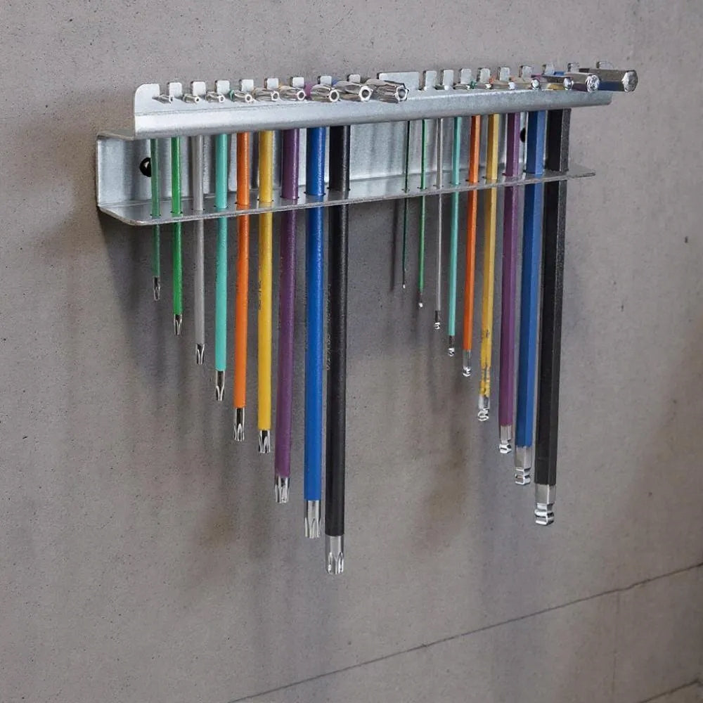 Key holder imbus torx tool hanger galvanized sheet gift Length 26 cm
