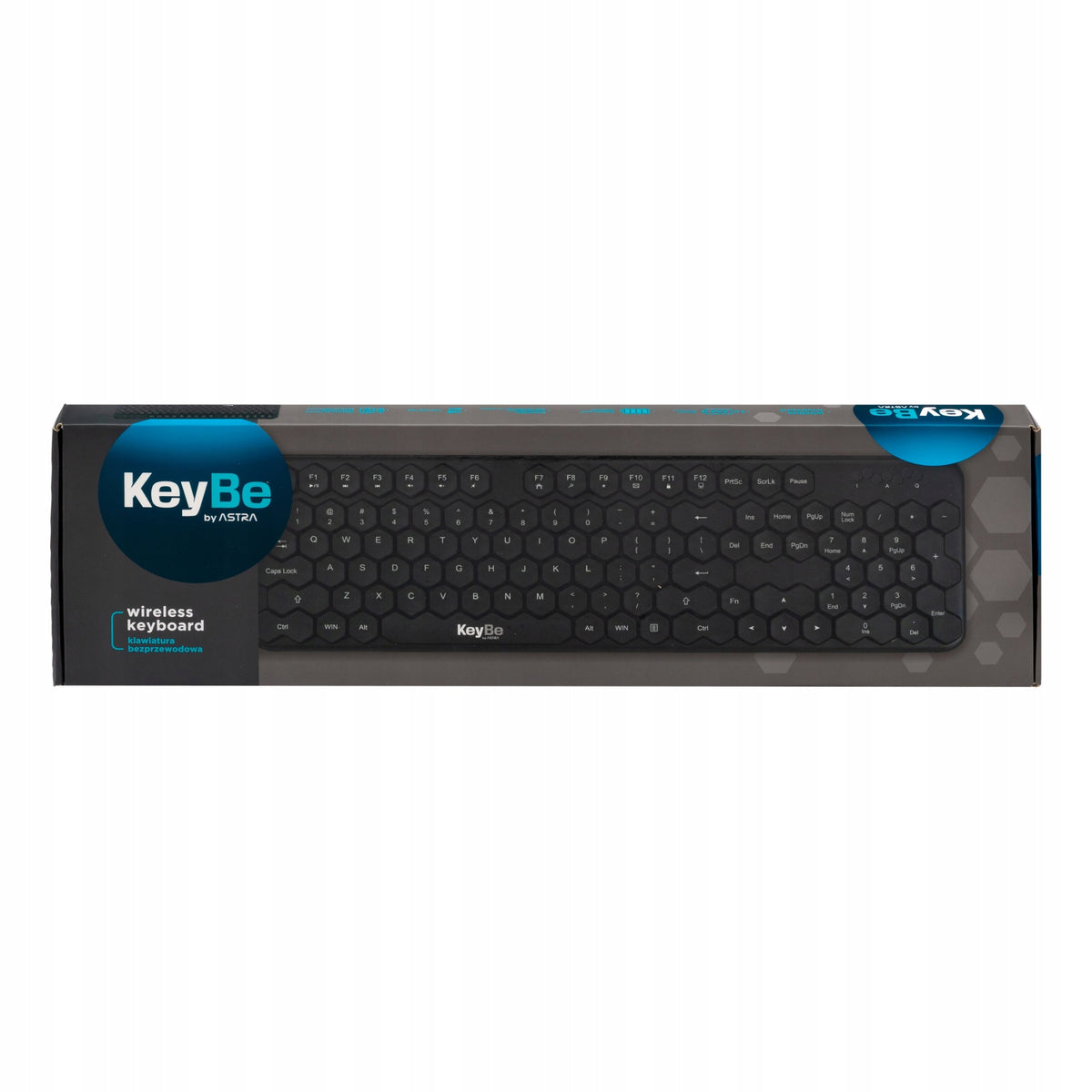 Keybe Wireless Keyboard - Honey Black