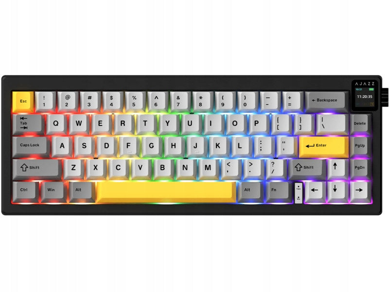 Keyboard AJAZZ AK650 Wireless Black-grey-yellow