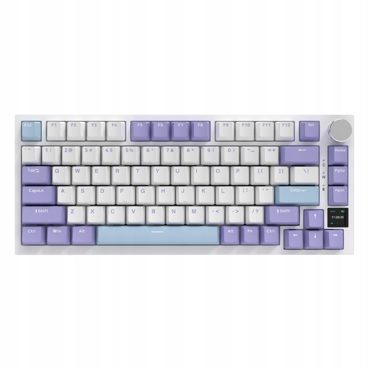 Keyboard AK820 Pro Gift Switch Purple-White-Blue-3 model-RGB