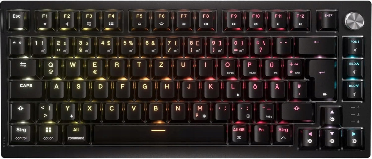 Keyboard Corsair K65 Plus Wireless 75% Hot-Swap MLX Fusion QWERTZ black