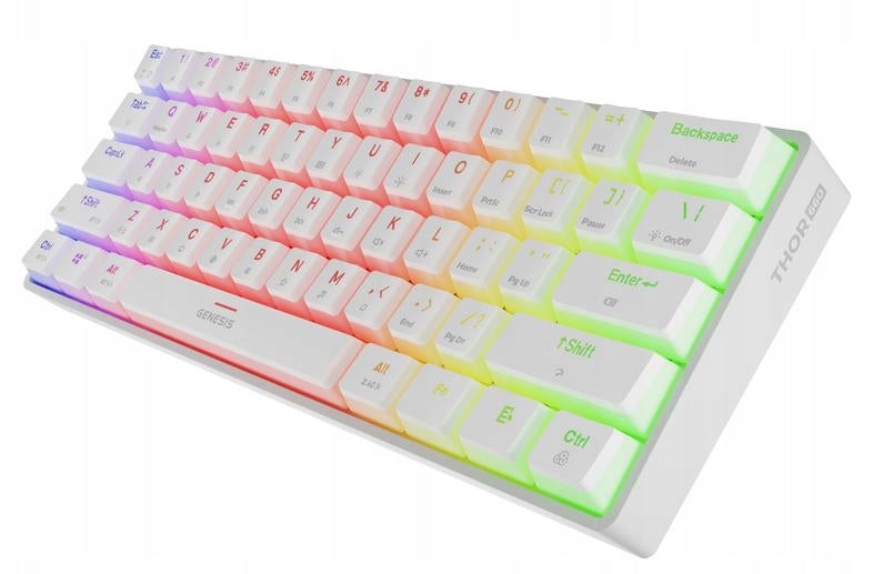 Keyboard GENESIS Thor 660 G2 Gateron Red White Manufacturer Genesis