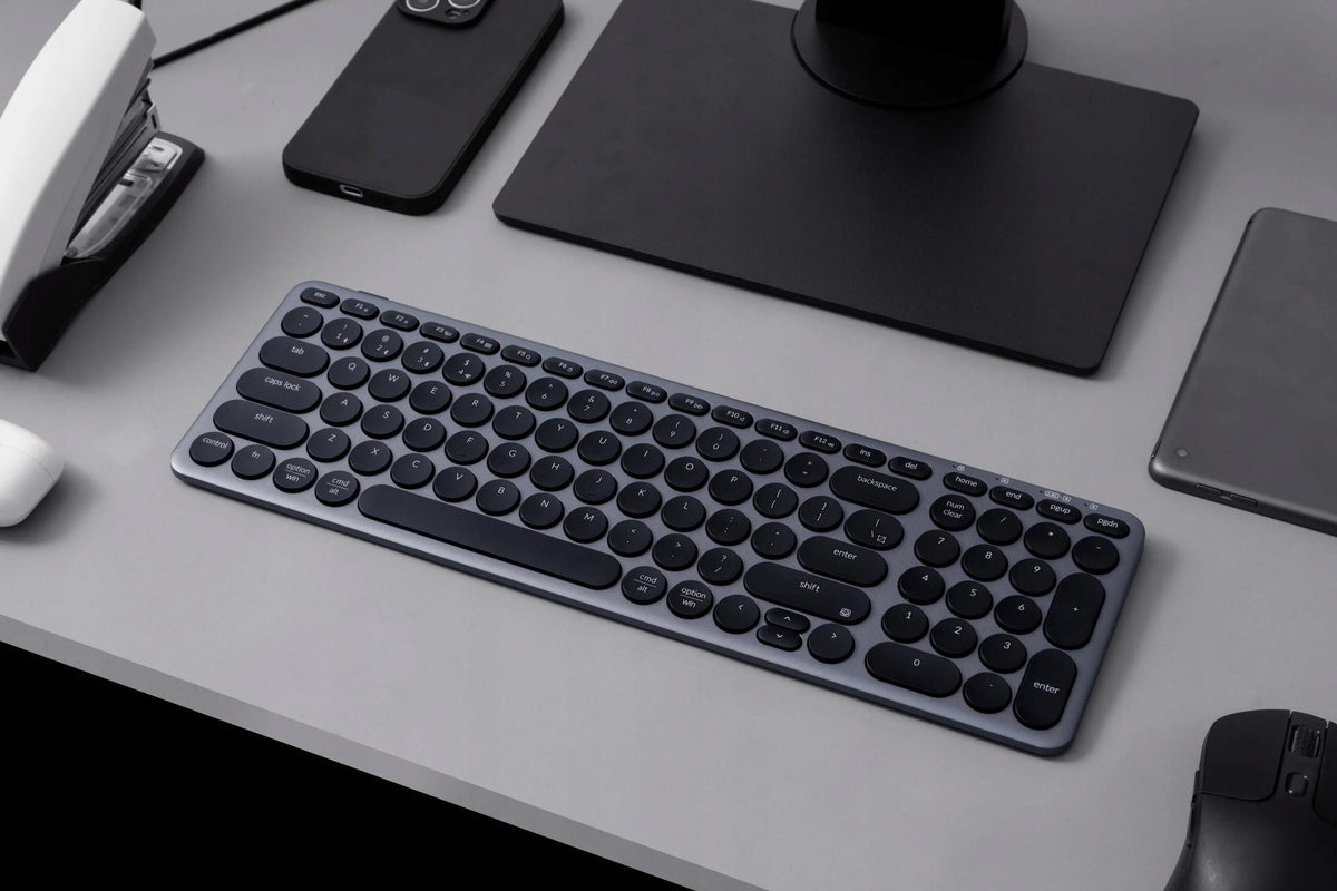 Keyboard KEYCHRON B4 Pro Grey-black Interface USB Bluetooth USB (Radio 2.4 GHz)