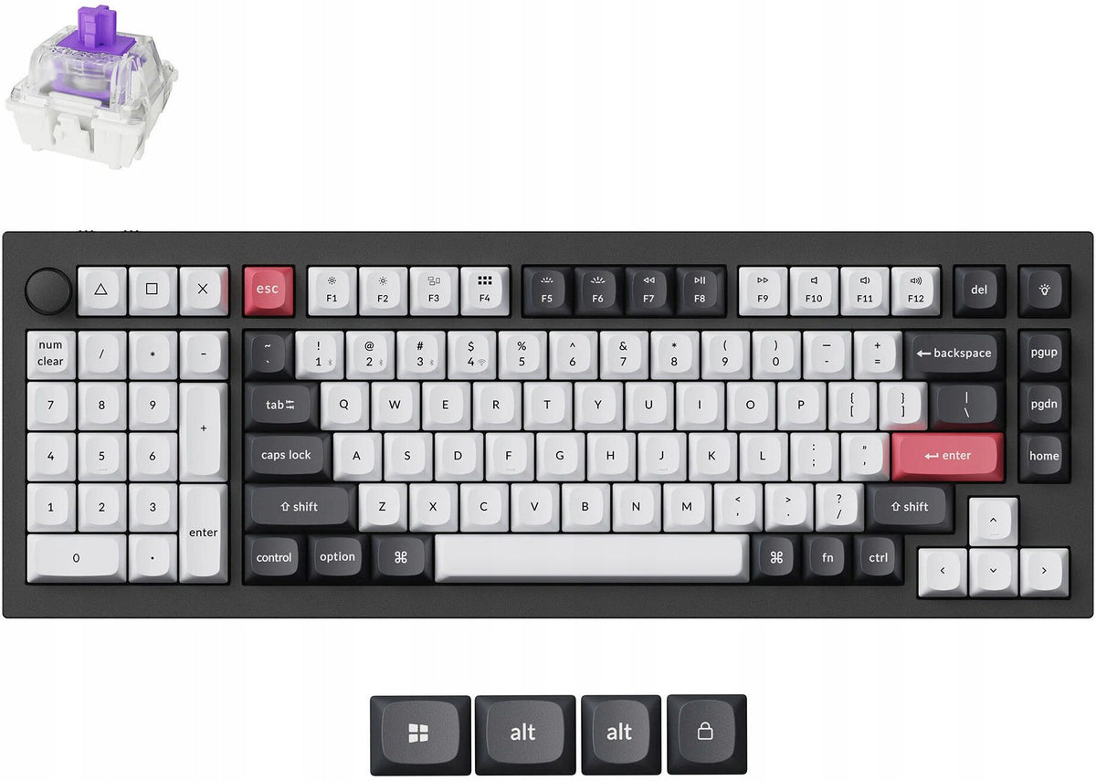 Keyboard KEYCHRON Q12H-M1 Keyboard layout US international (qwerty)