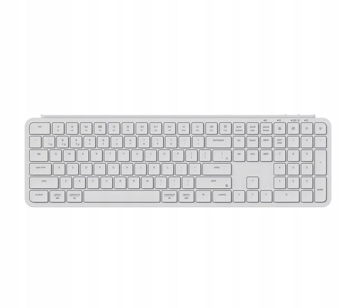 Keyboard Keychron B6 Pro Ultra Slim Bluetooth Full 100% Ivory White