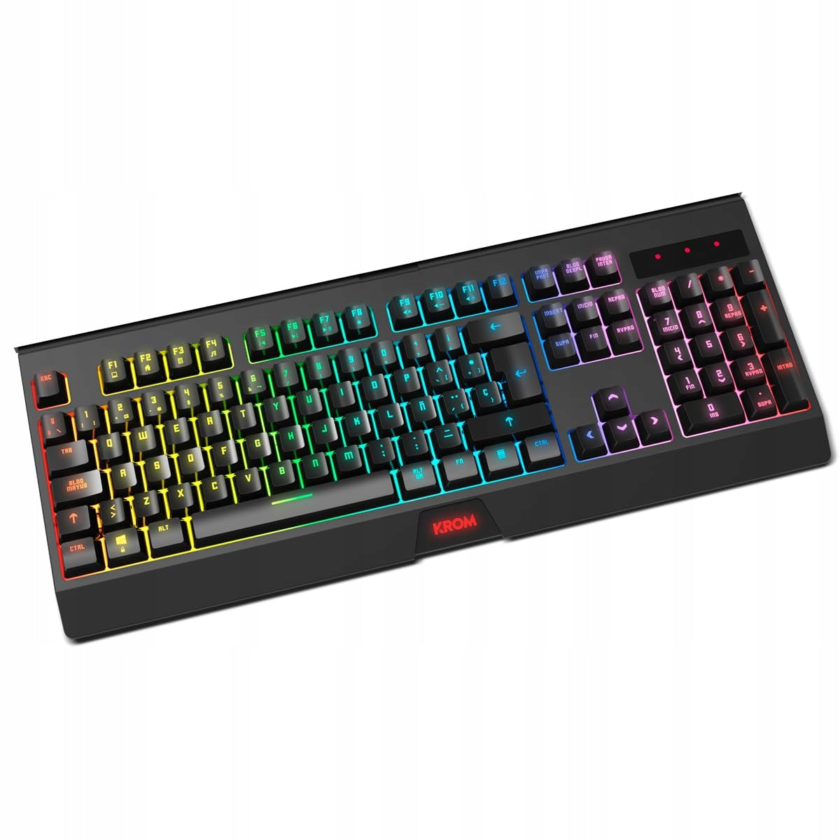 Keyboard Krom NXKROMKBLSP – black, QWERTY layout!!! Manufacturer Krom