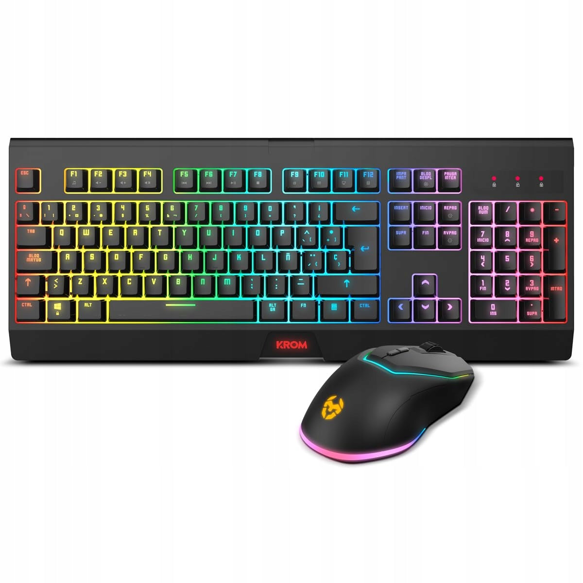 Keyboard Krom NXKROMKBLSP – black, QWERTY layout!!!