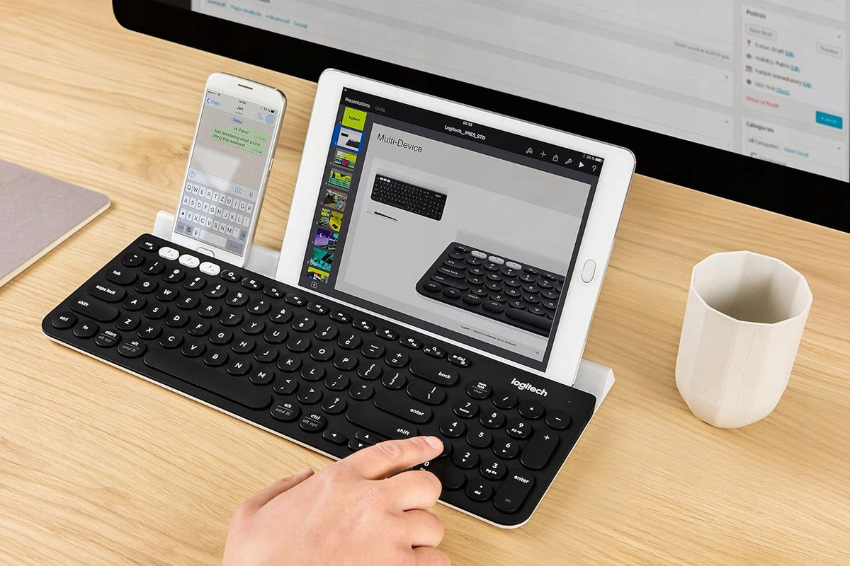 Keyboard Logitech K780 QWERTZ German Wireless Multi-Device Manufacturer Logitech