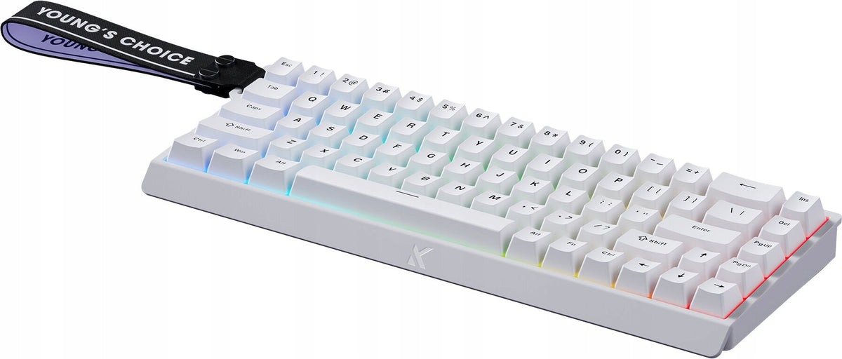 Keyboard MCHOSE MC-ACE68-15 Magnetic Mechanical USB White Keyboard layout US international (qwerty)