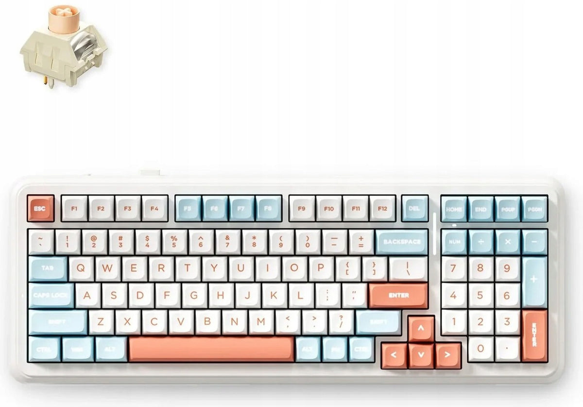 Keyboard MCHOSE MC-K99V2-3 White-blue-orange