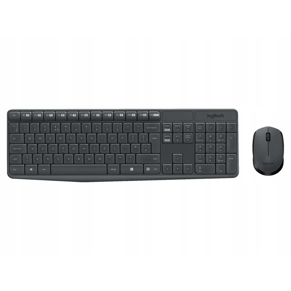 Keyboard + Mouse Set LOGITECH Wireless Combo MK235