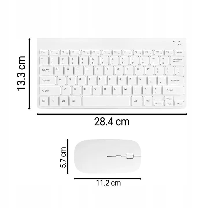 Keyboard + Mouse Wireless Computer Mouse White USB 2in1 Manufacturer code MYSZ BEZPRZEWODOWA + KLAWIATURA