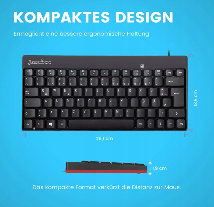 Keyboard Perixx WHITE Manufacturer Perixx