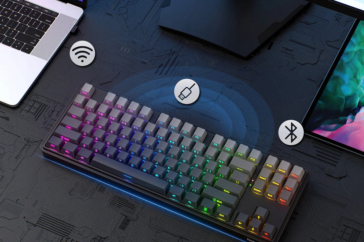 Keyboard REDRAGON StarBlade K707SP-RGB-PRO Batteries included no