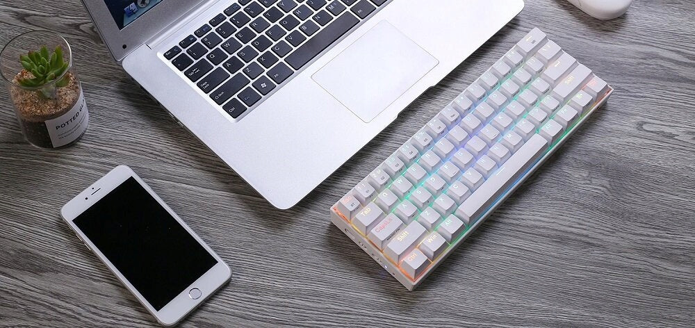 Keyboard Redragon Dragonic Pro K530W white Keyboard layout US international (qwerty)