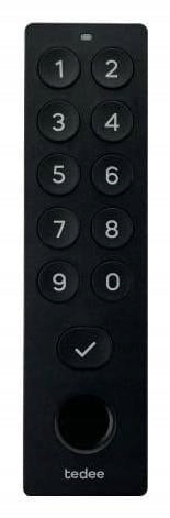 Keyboard Tedee PRO (black) wireless with fingerprint reader