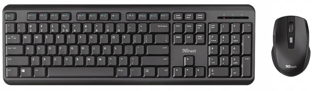 Keyboard Trust Ymo Set Plus Mouse Usb Black GERMAN Manufacturer code 24081