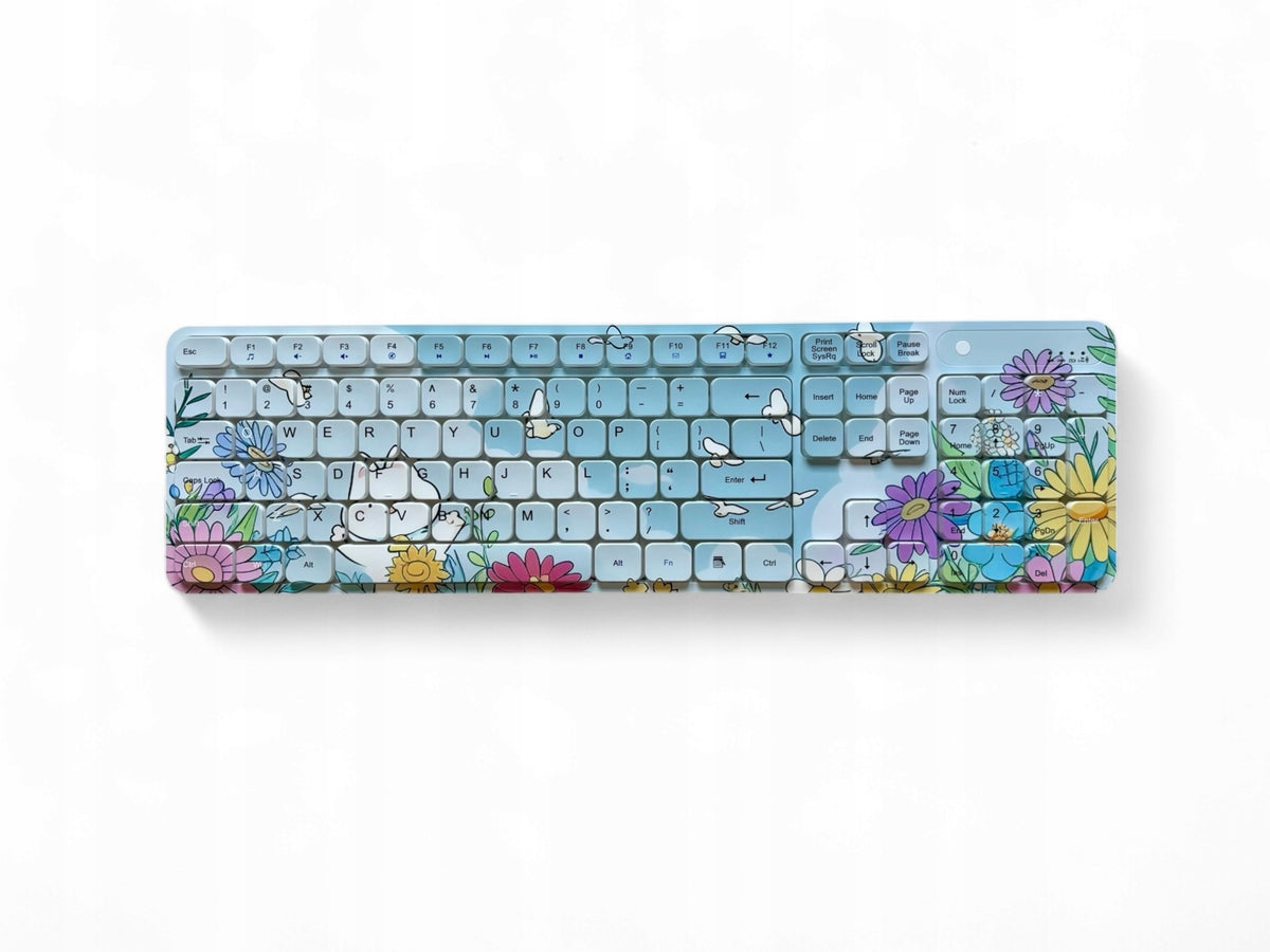 Keyboard + Wireless Mouse + Theme Pad Set 3in1 QWERTY Manufacturer code INS-KLW-SET-ANI-MIS