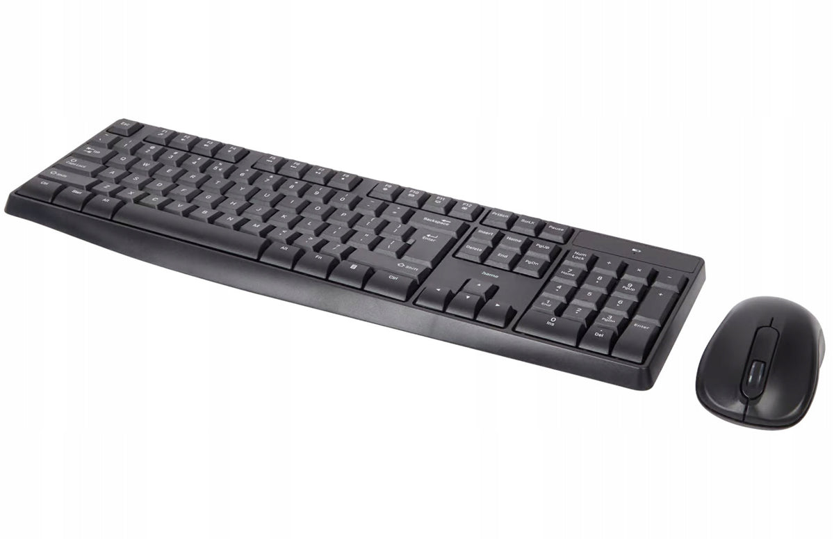 Keyboard and Optical Mouse for USB 2,4GHz Wireless Computer Hama Packaging status original