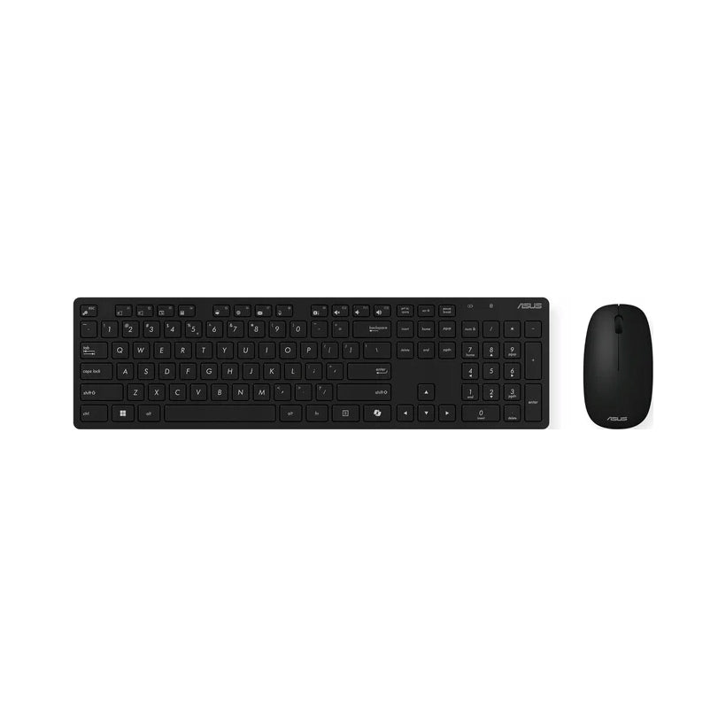 Keyboard and mouse set Asus W5000 SET BLACK black