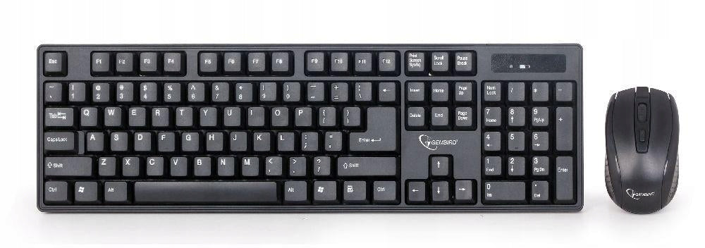 Keyboard and mouse set Gembird black