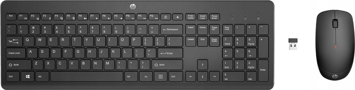 Keyboard and mouse set HP black Manufacturer HP