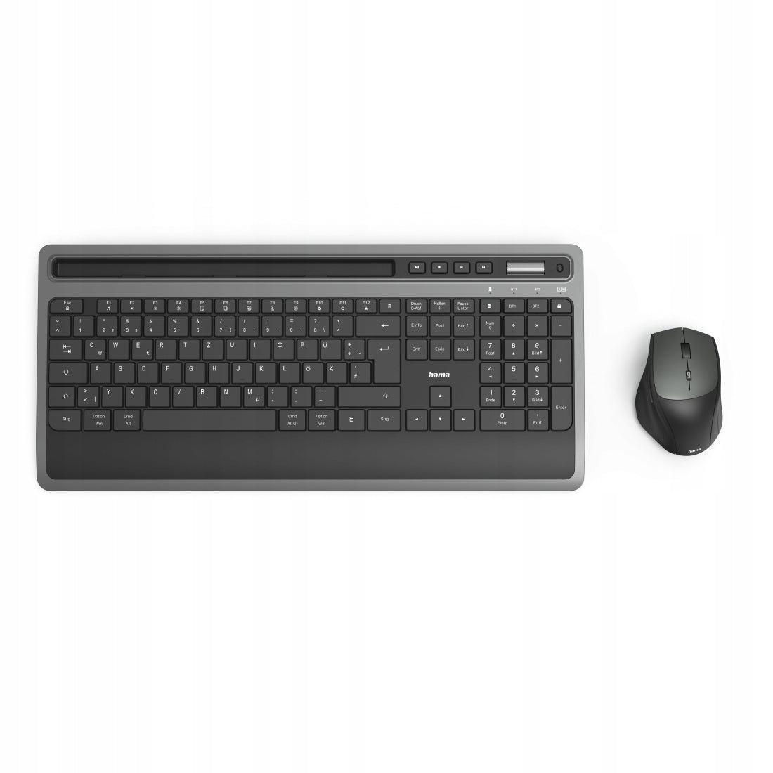 Keyboard and mouse set Hama grey KMW-600 Plus Manufacturer code U81826860000