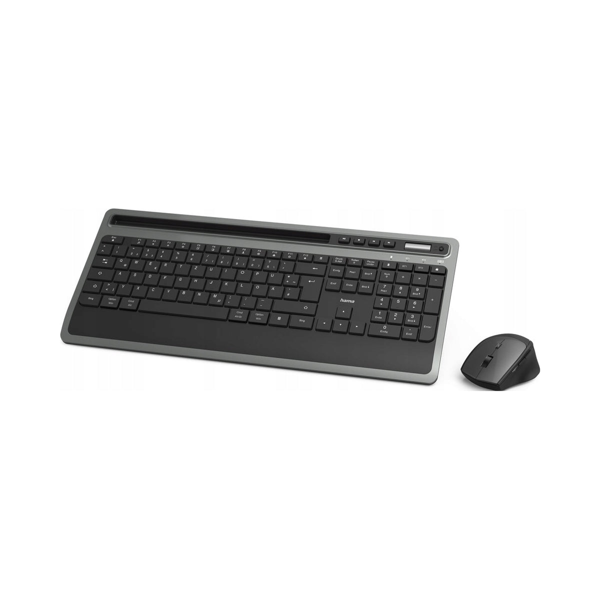 Keyboard and mouse set Hama grey KMW-600 Plus