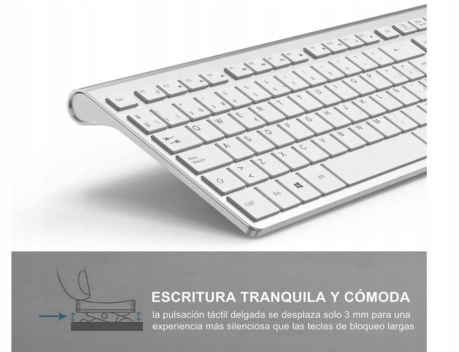 Keyboard and mouse set JOYACCESS wireless QWERTY Spanish Manufacturer JoyAccess