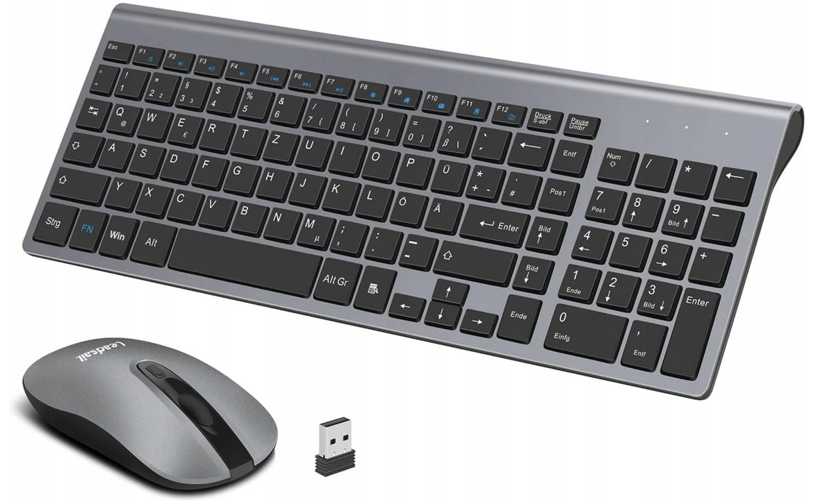 Keyboard and mouse set LeadsaiL black
