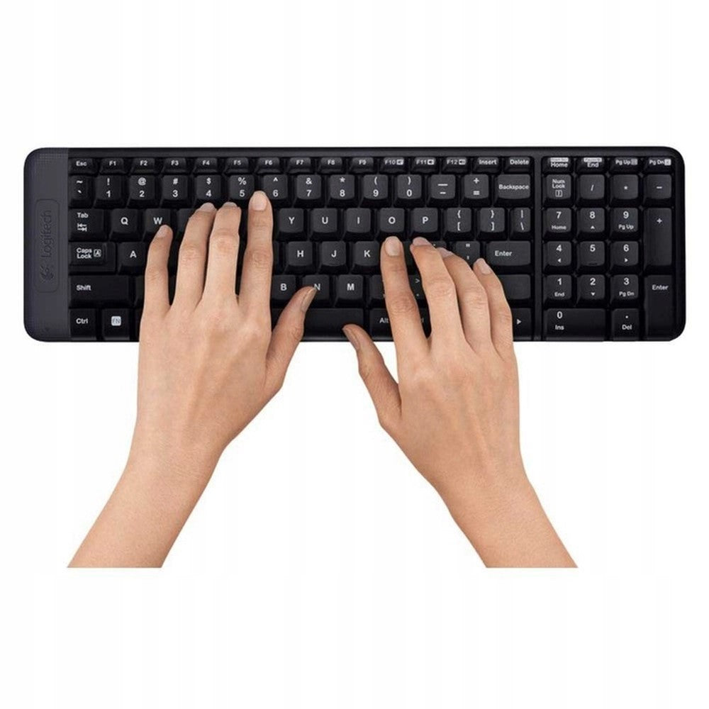 Keyboard and mouse set Logitech MK220 920-003161 black Batteries included yes