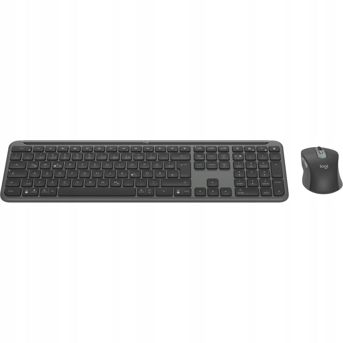 Keyboard and mouse set Logitech grey (German character layout) Manufacturer code 920-012504
