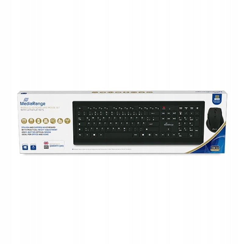 Keyboard and mouse set MediaRange black