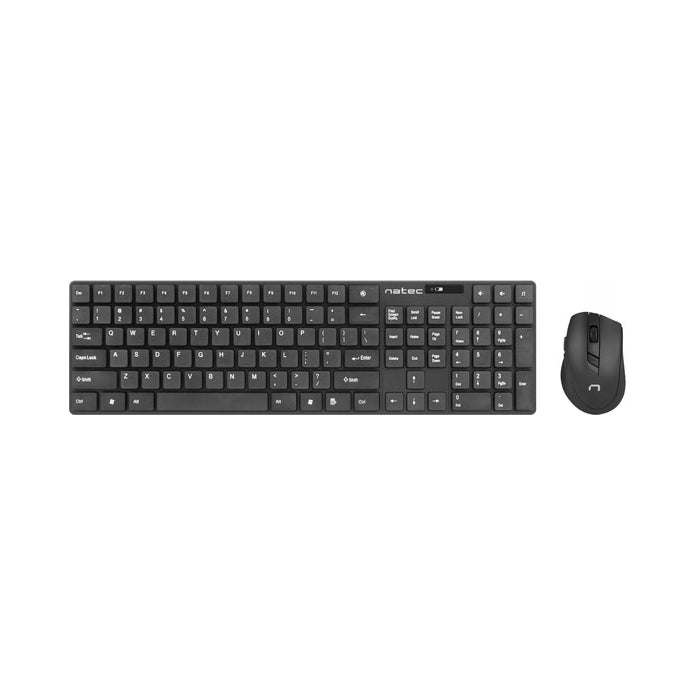 Keyboard and mouse set Natec black